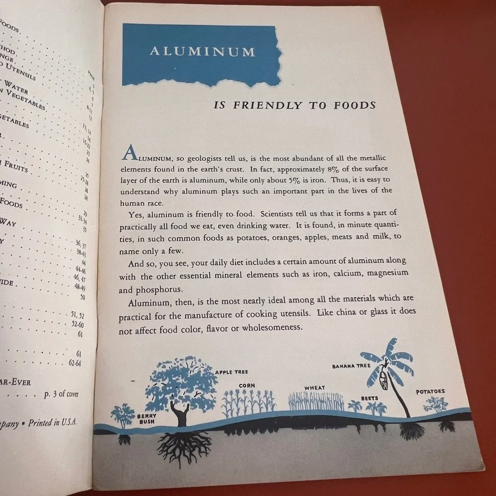 Vtg 1946 Wear-Ever New Method Cooking Instruction Book Aluminum Recipes 9th Ed